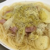 【簡単】春野菜を使ったスープパスタ